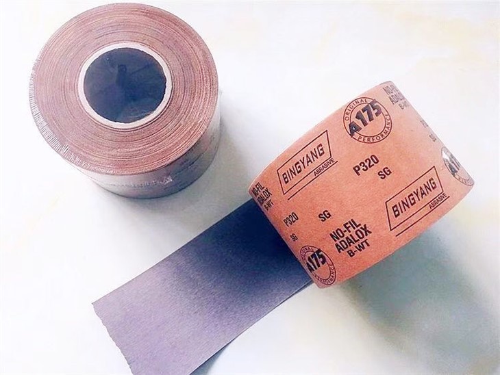 Abrasive paper roll