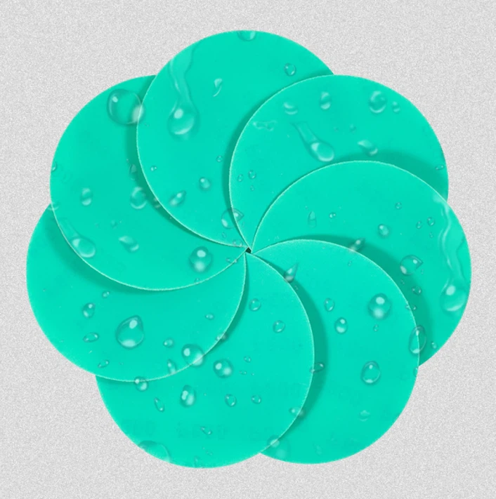 Automotive Green Film Sanding Paper Discs 04 Automotive Green Film Sanding Paper Discs 04