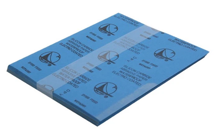 Blue Silicon Carbide Waterproof Paper Sanding Sheets Blue Silicon Carbide Waterproof Paper Sanding Sheets