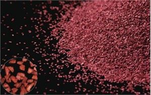 Pelelas Alumina Seramik Salutan Permukaan Merah